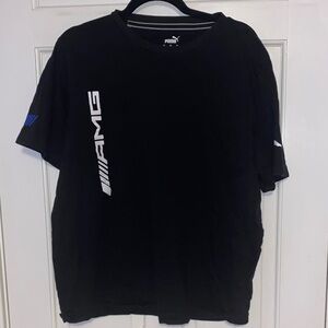 Puma Black Tee with AMG Graphic